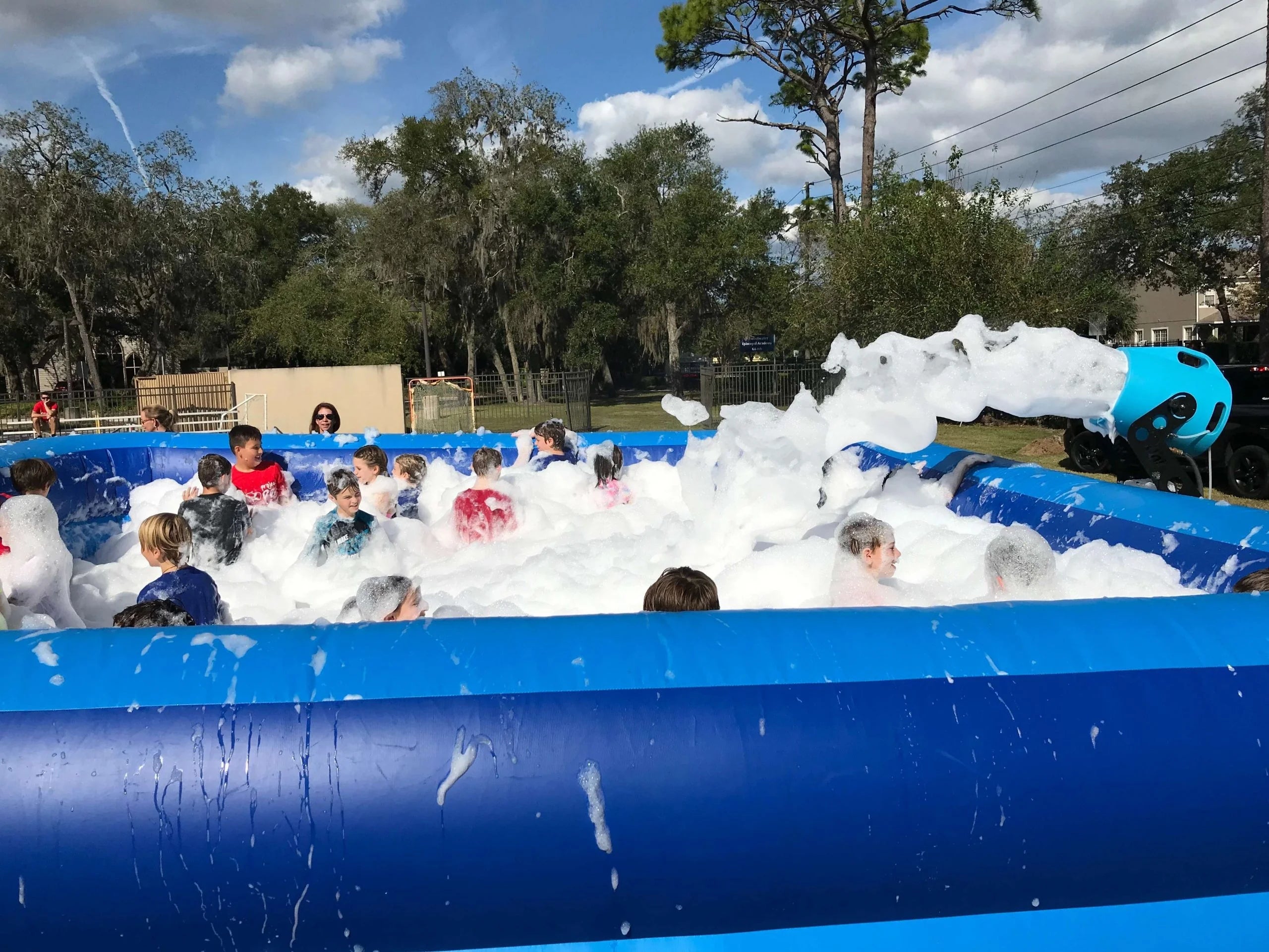 Bubble Cannon Inflatable Foam Pit Machine