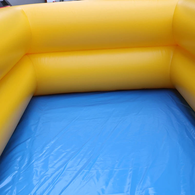 Yellow and Blue Inflatable Slip N Slide Water Slide