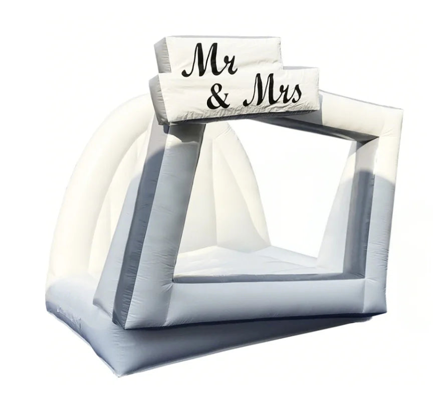 Aufblasbare Hochzeits-Hüpfburg-Fotokabine