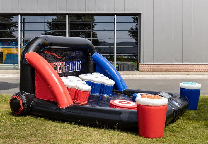 Inflatable Beer Pong Game with Spotlights