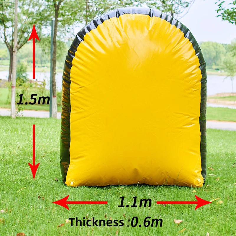 Barrières gonflables pour bunkers de tir à l'arc gonflables