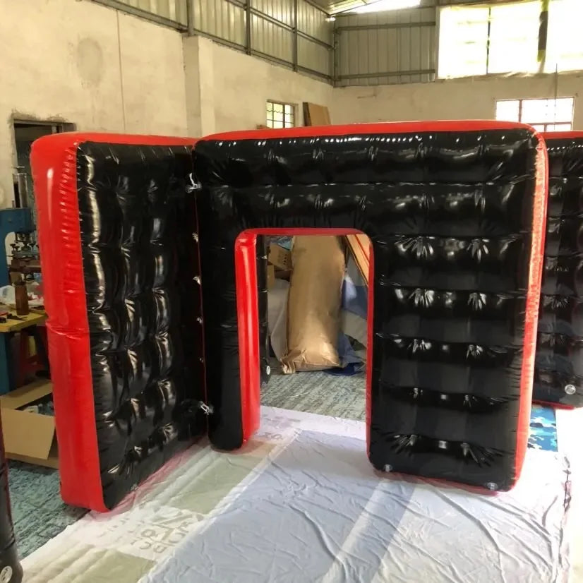 Inflatable Paintball Bunkers Outdoor Game Obstacles