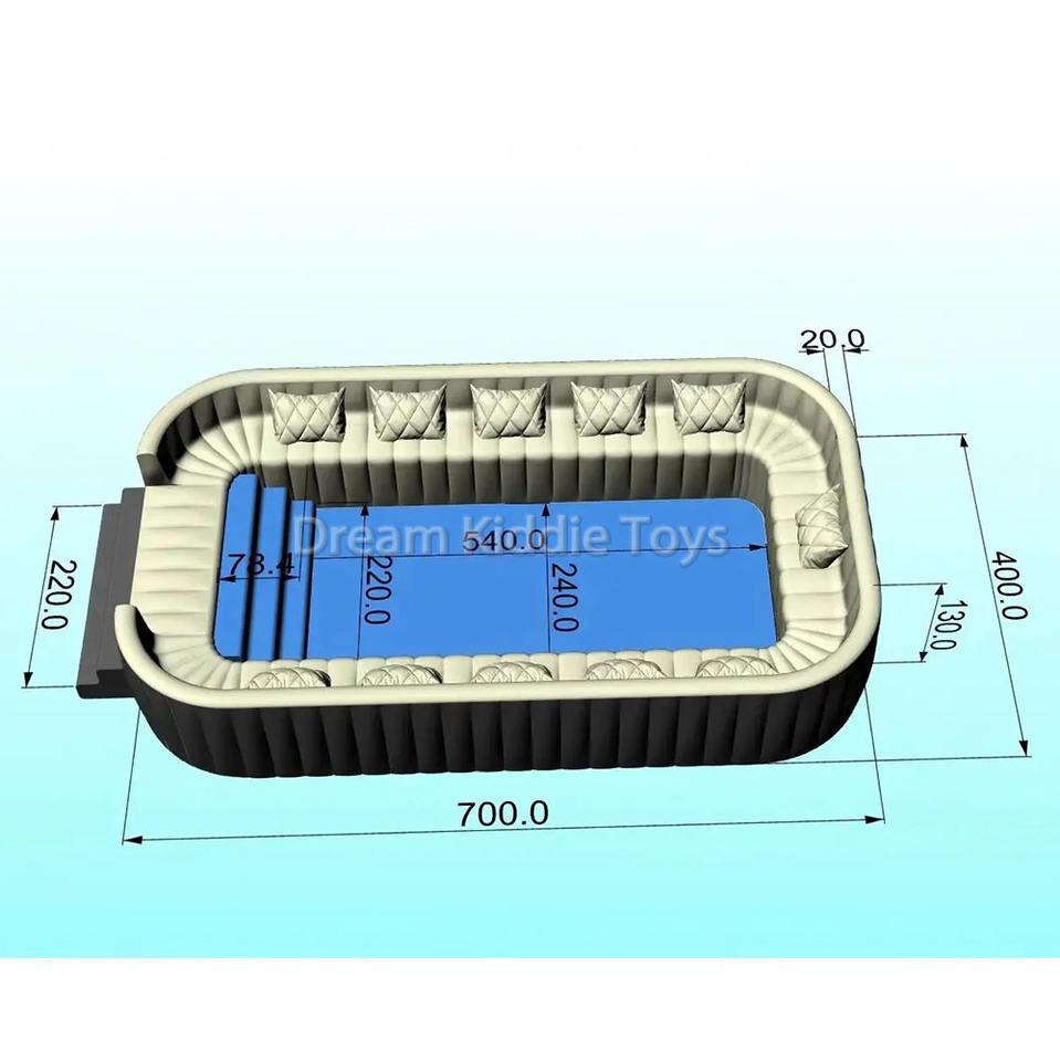 Commercial Inflatable Sofa Pool Lounge for Events