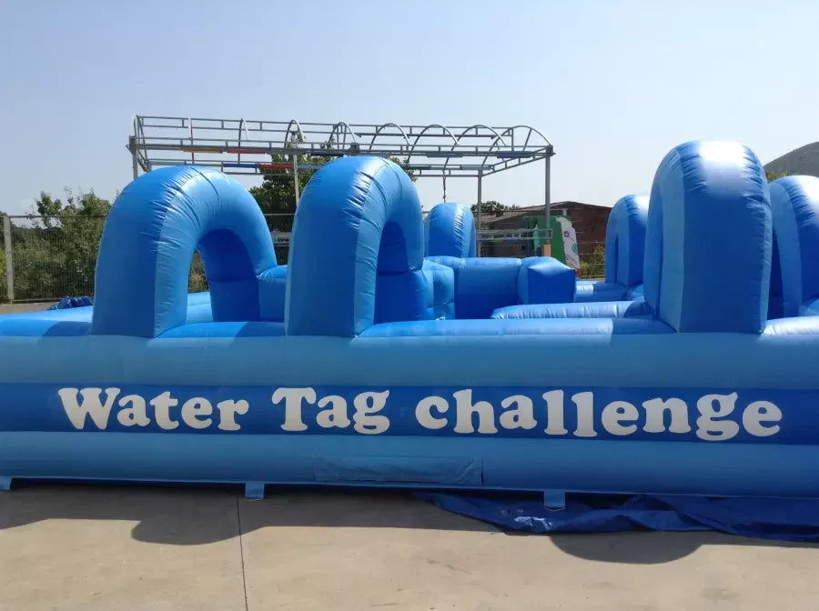 Inflatable Water Tag Challenge Maze for Outdoor Fun