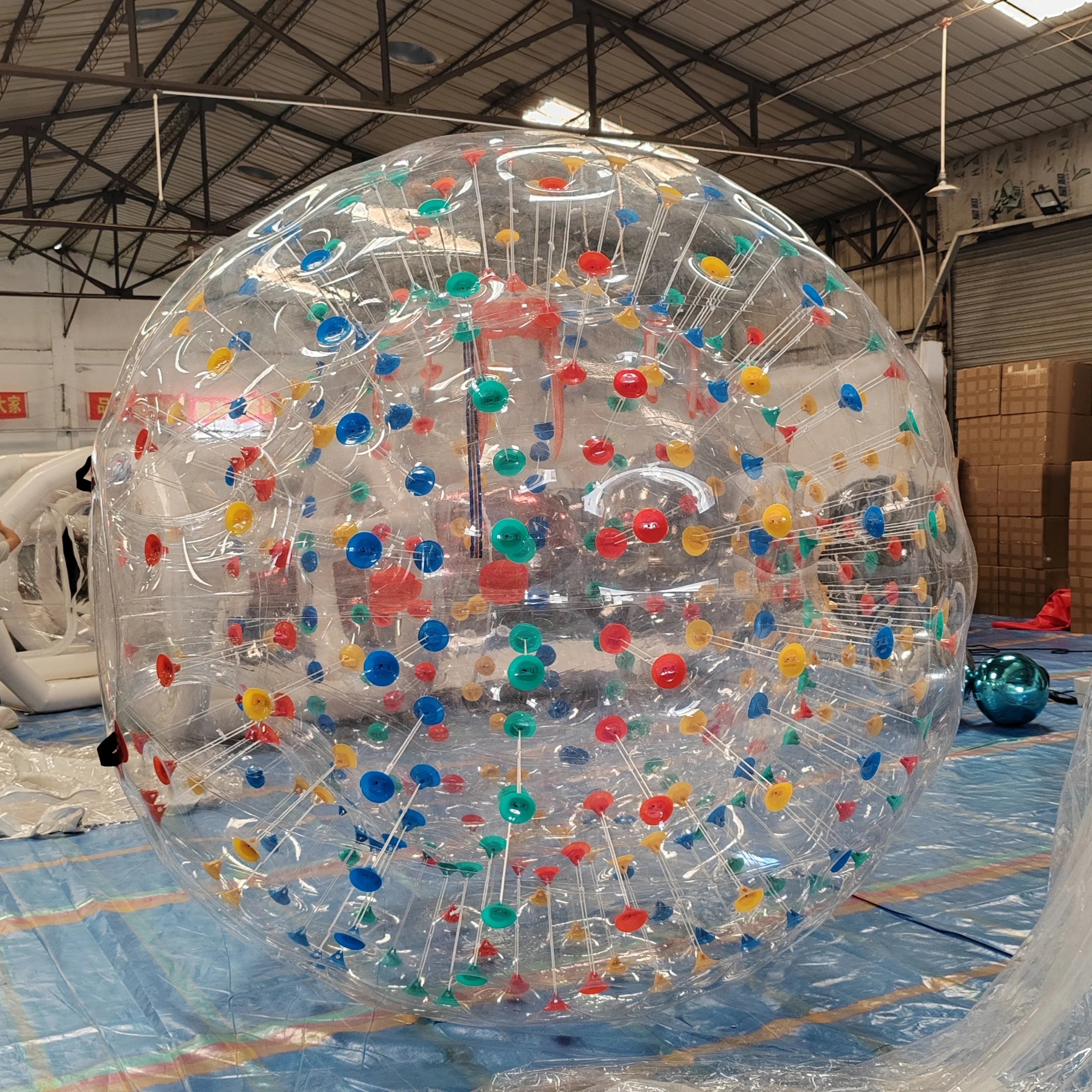 Aufblasbarer PVC-Zorbball zum Gehen mit menschlichen Hamstern