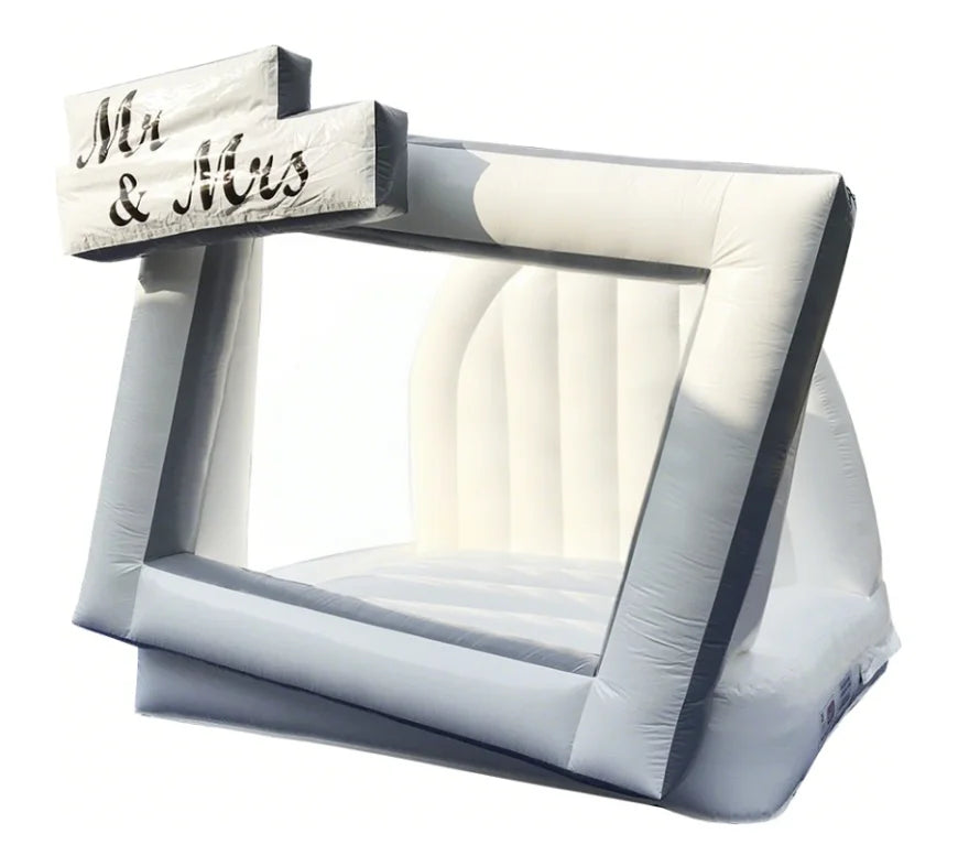 Aufblasbare Hochzeits-Hüpfburg-Fotokabine
