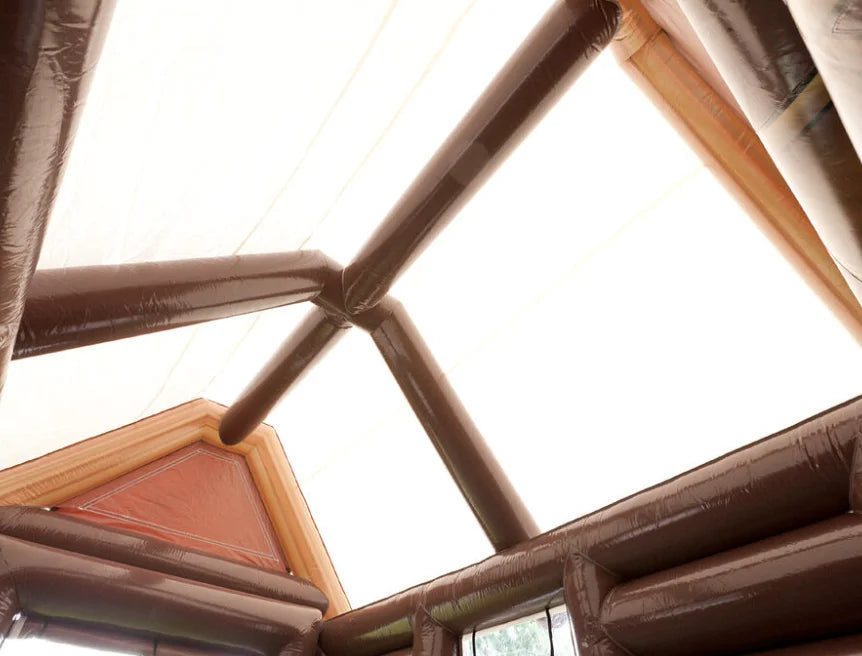 Customized Ski Hut Inflatable Bounce House Rental Outdoor