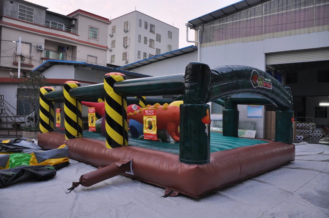 Inflatable Dinosaur Theme Funland Interactive Game