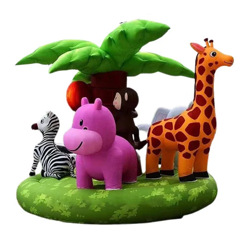 Inflatable Amusement Park Zoo for Kids
