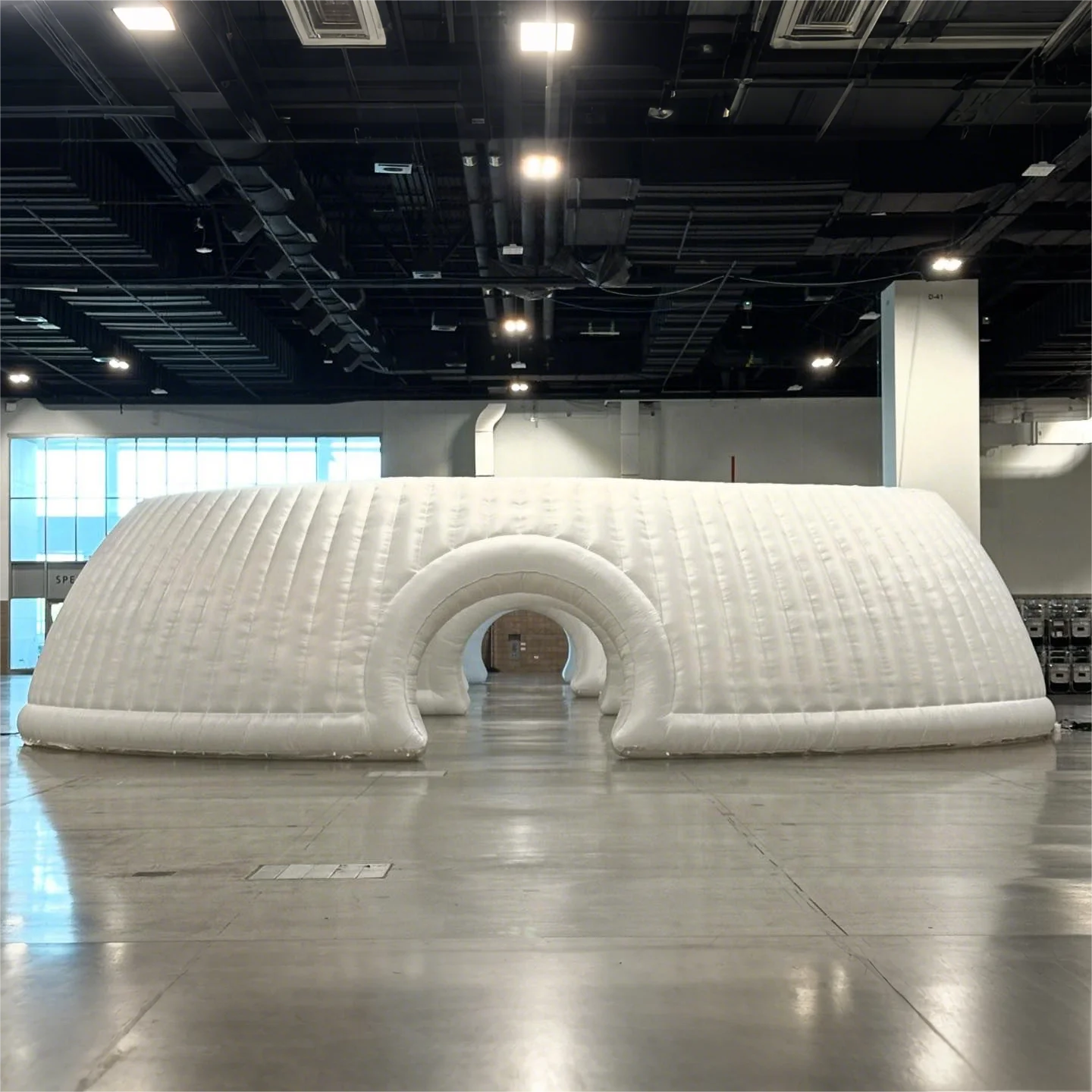 Portable Inflatable Tent with LED Light Indoor Office Pod