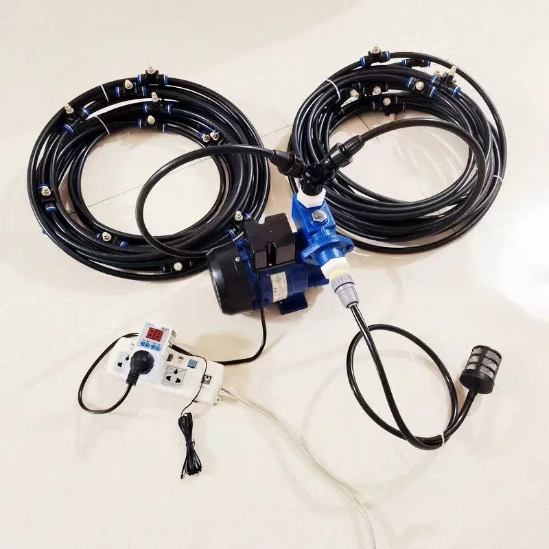 Inflatable Misting Arch for Outdoor Cooling