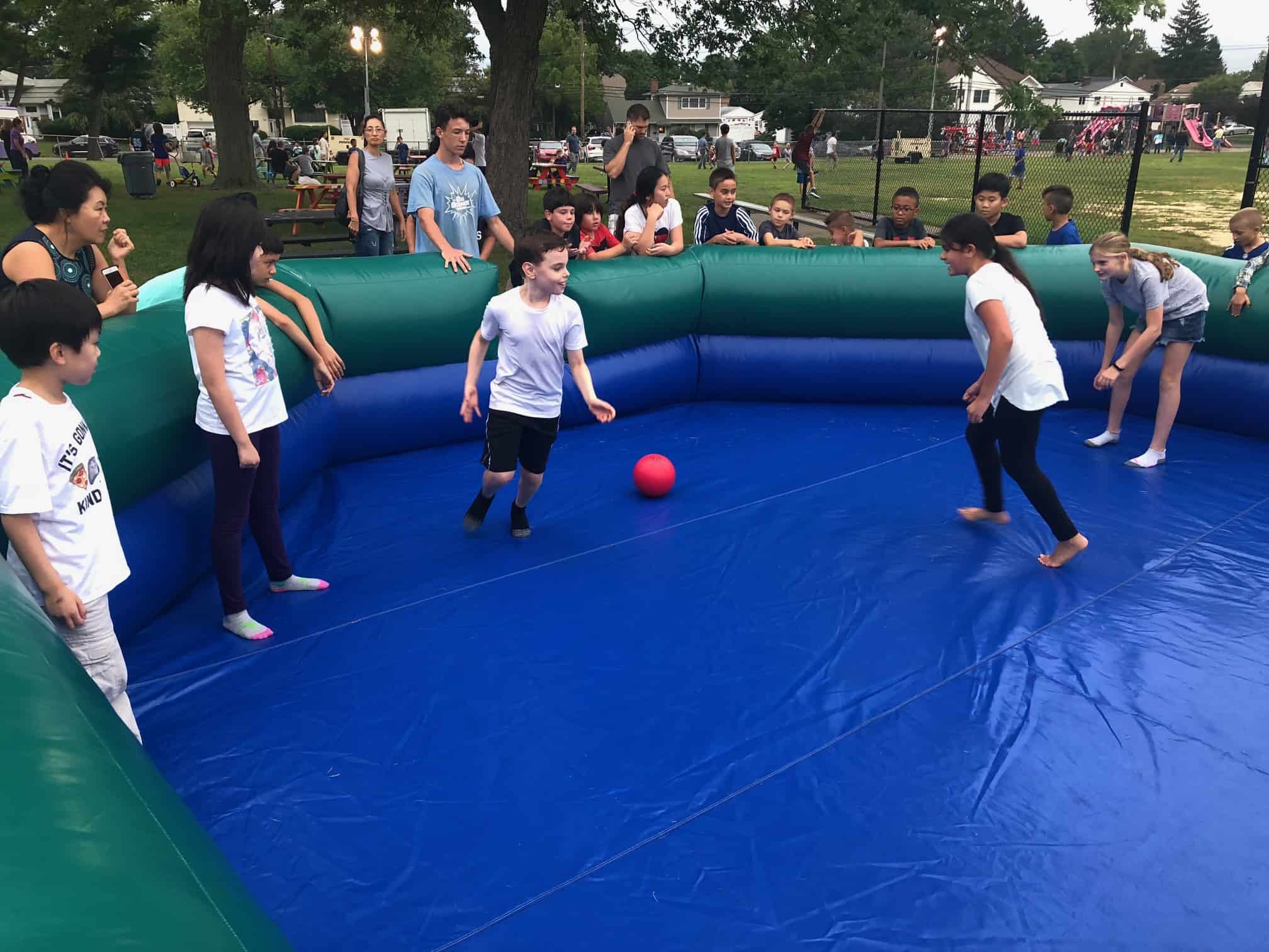 Inflatable Gaga Ball Pit for Backyard Fun