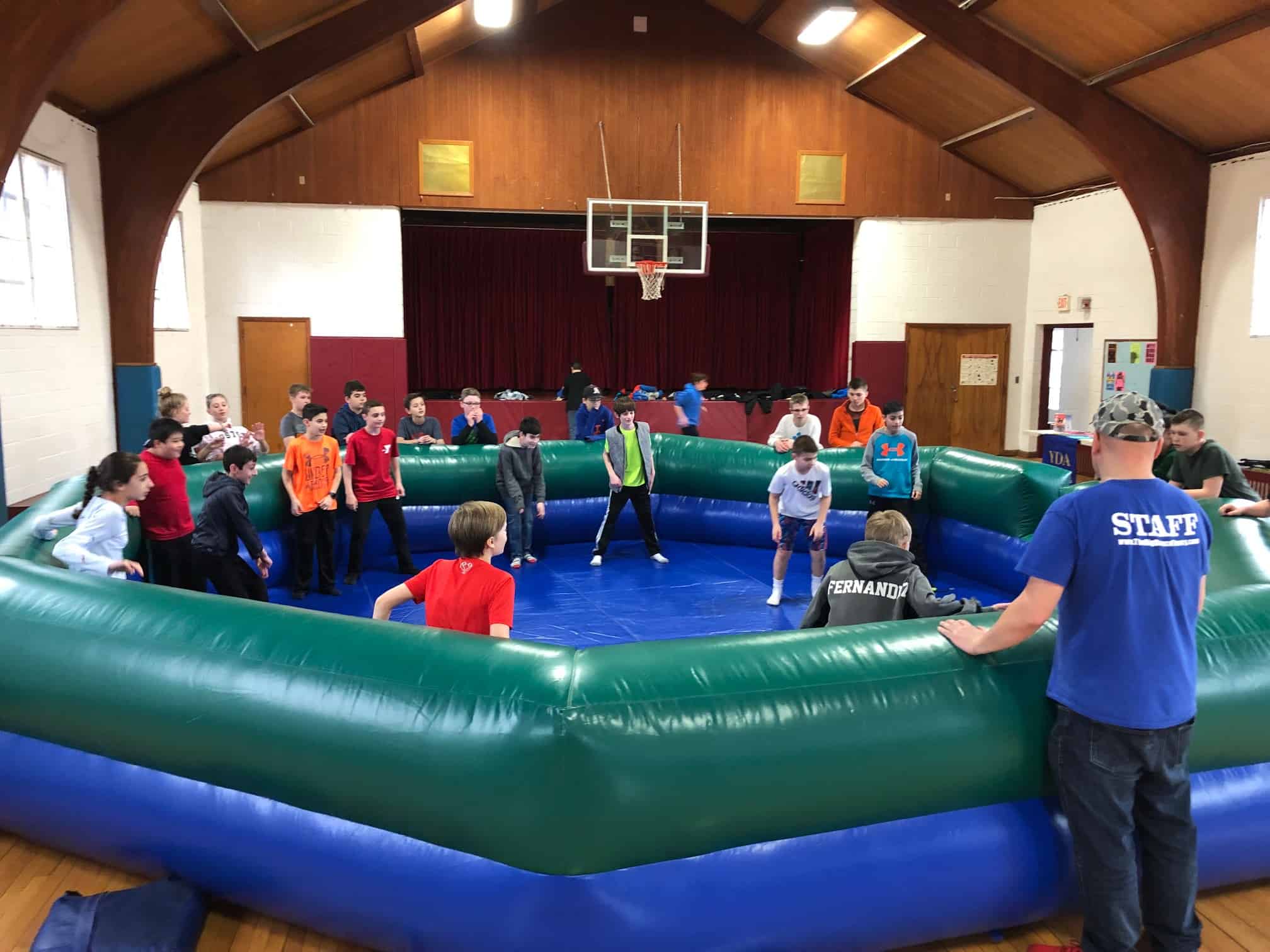 Inflatable Gaga Ball Pit for Backyard Fun