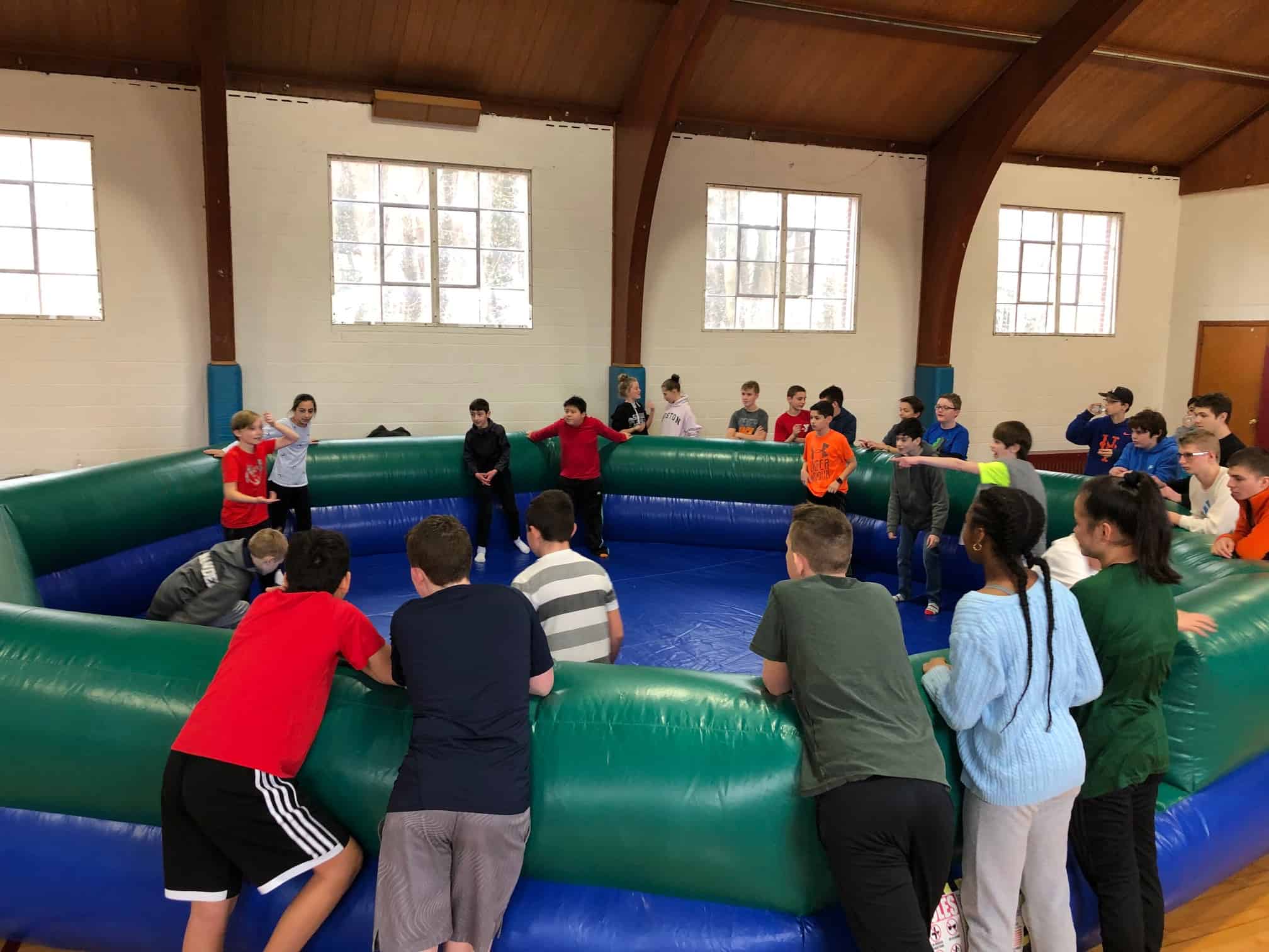 Inflatable Gaga Ball Pit for Backyard Fun