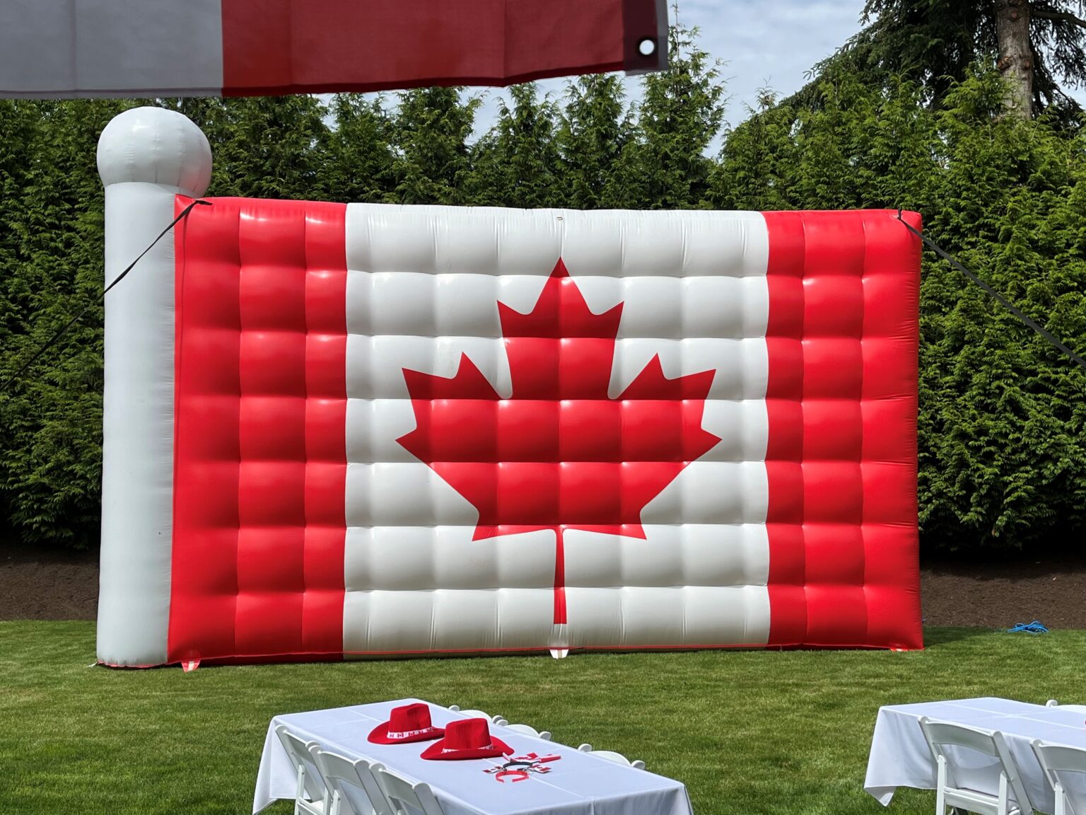 Custom Inflatable Flag Canadian for Outdoor Celebrations