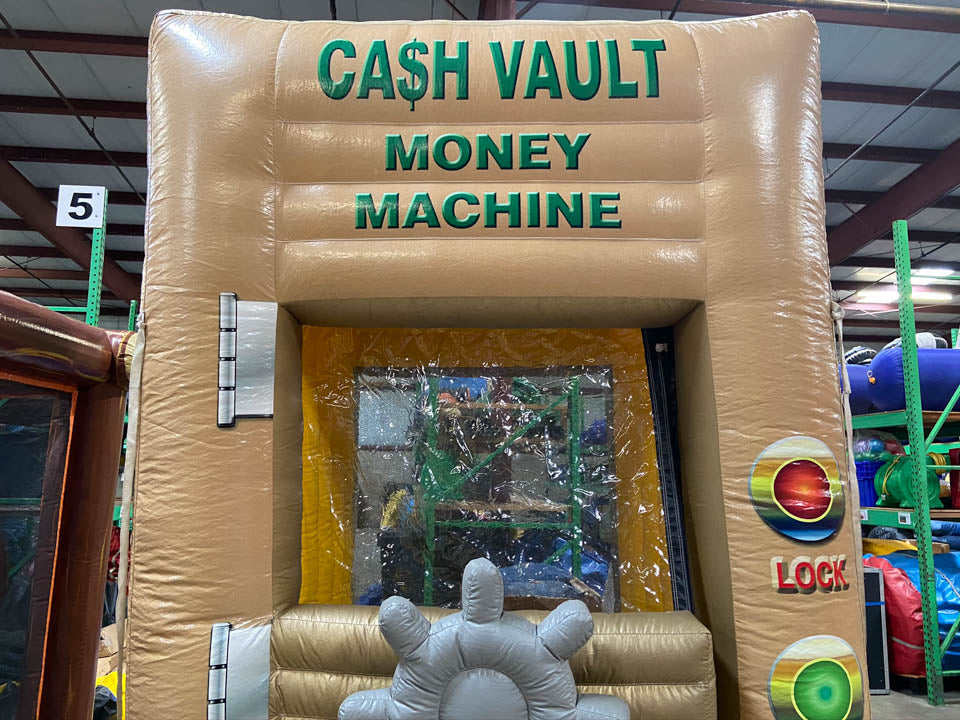 Inflatable Money Machine Cash Cube Game