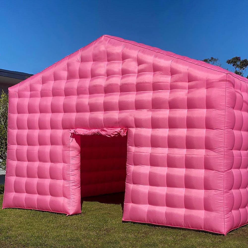 20ft Pink Commercial Inflatable Cube Tent Nightclub