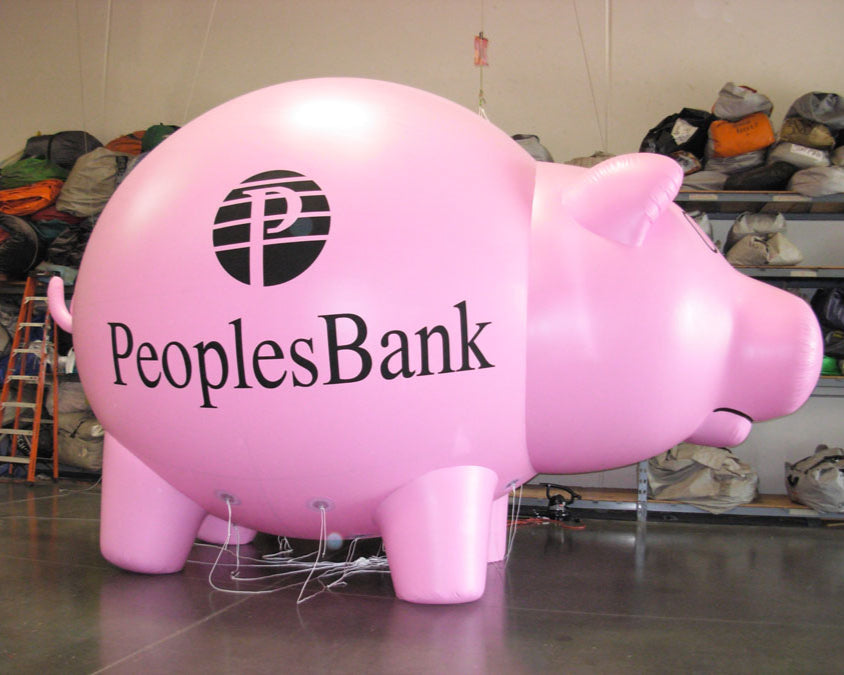 Inflatable Pig Balloon Advertising Durable Waterproof