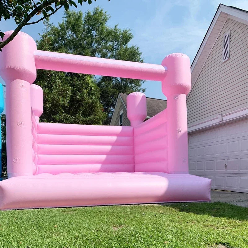 Pink Bounce House Inflatable Bouncy Castle