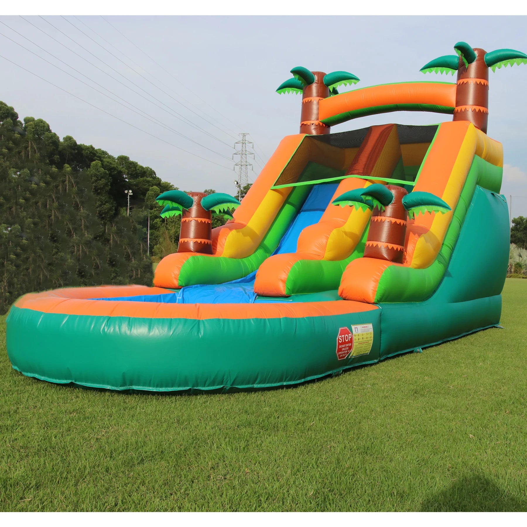 Inflatable Double Slide Water Bounce House
