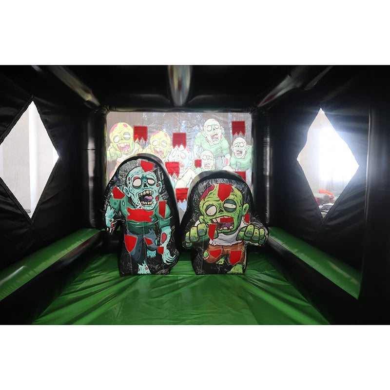 Interactive Inflatable Zombie Axe Throwing Game