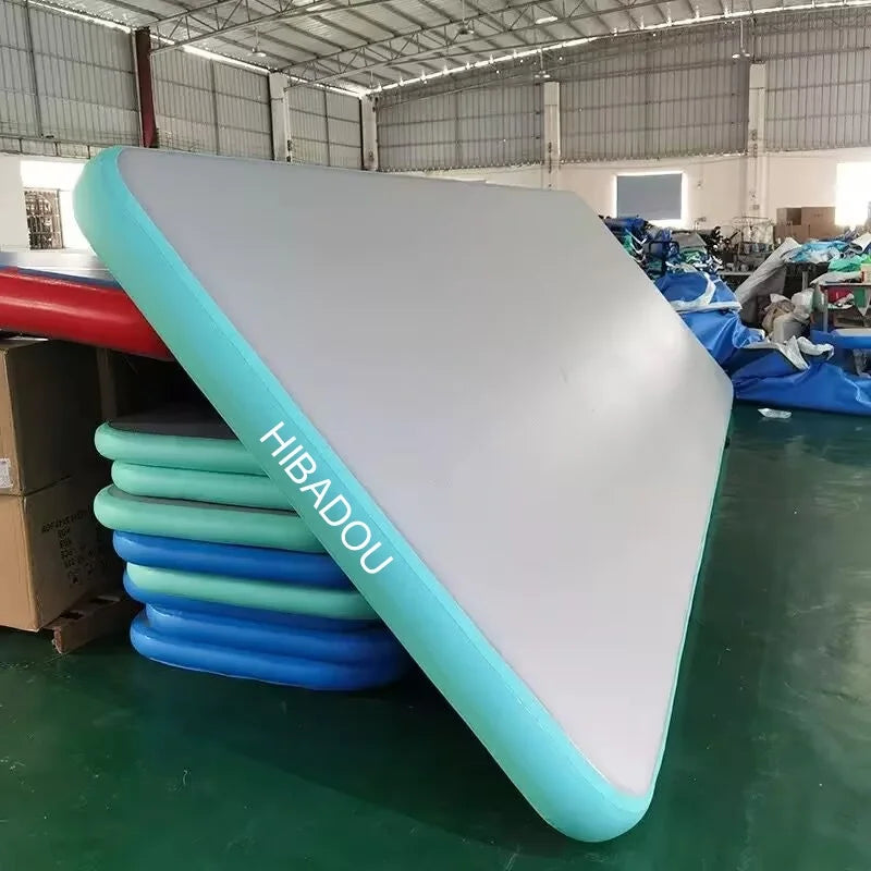 Inflatable Tumble Track Gymnastics Mat with Air Pump