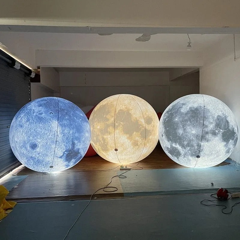 Inflatable Giant Planets Moon Earth Jupiter Sun Balloons