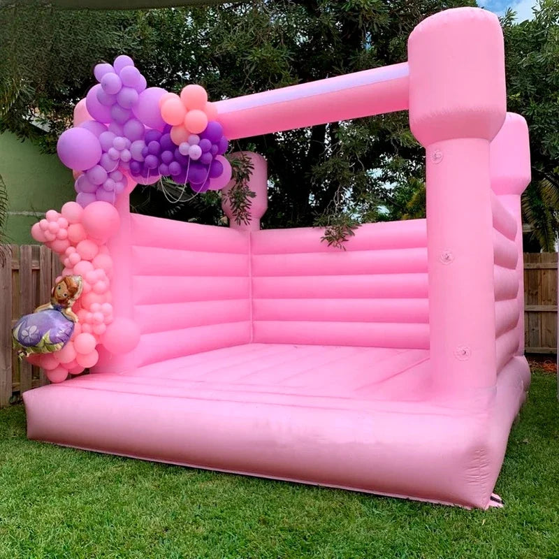 Pink Bounce House Inflatable Bouncy Castle