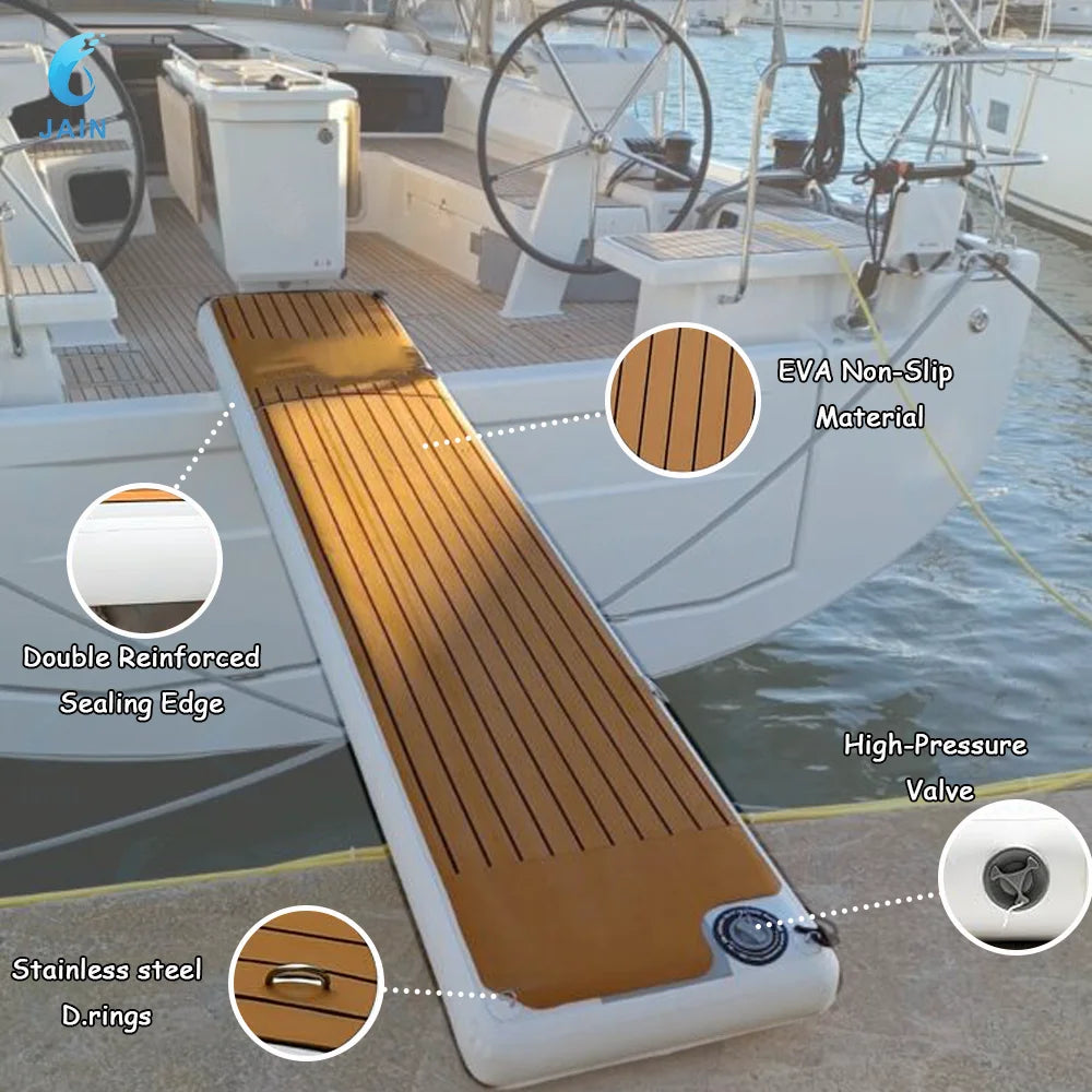 Inflatable Gangway Floating Dock with Non-Slip Surface