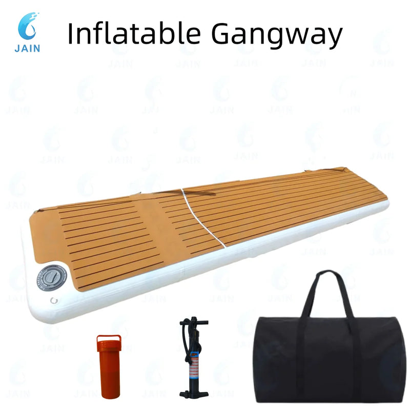 Inflatable Gangway Floating Dock with Non-Slip Surface