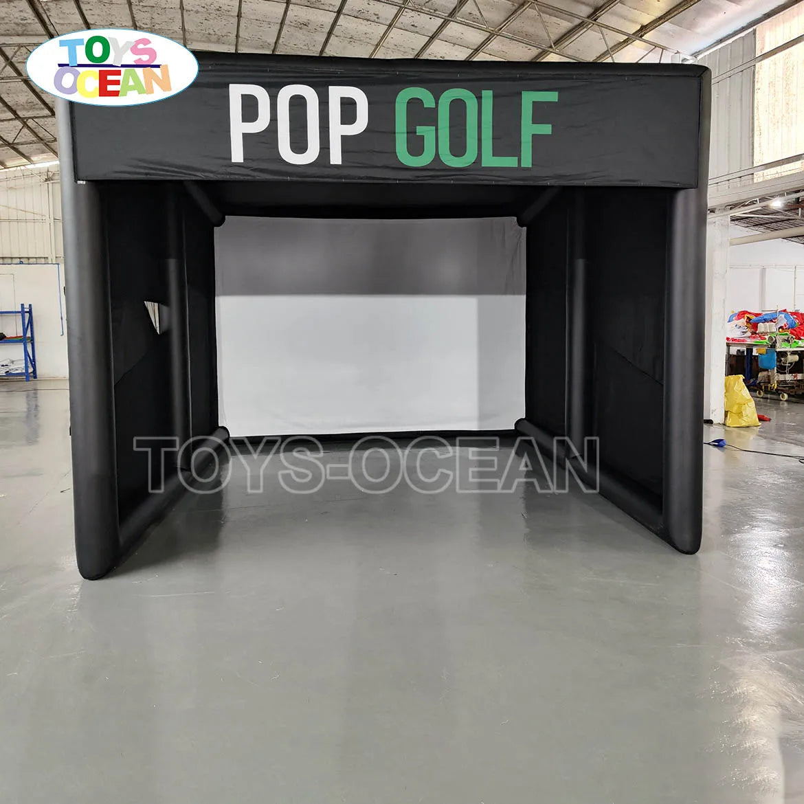 Inflatable Golf Simulator Tent High Definition Screen Rentals