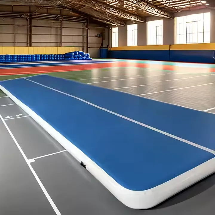 Inflatable Tumble Track Gymnastics Mat with Air Pump