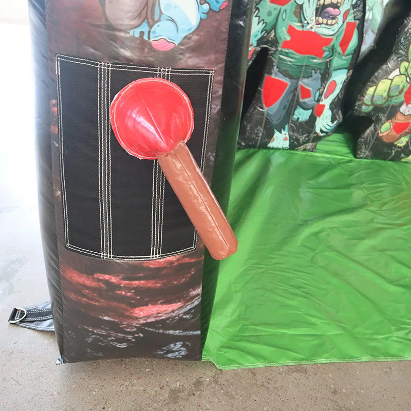 Interactive Inflatable Zombie Axe Throwing Game