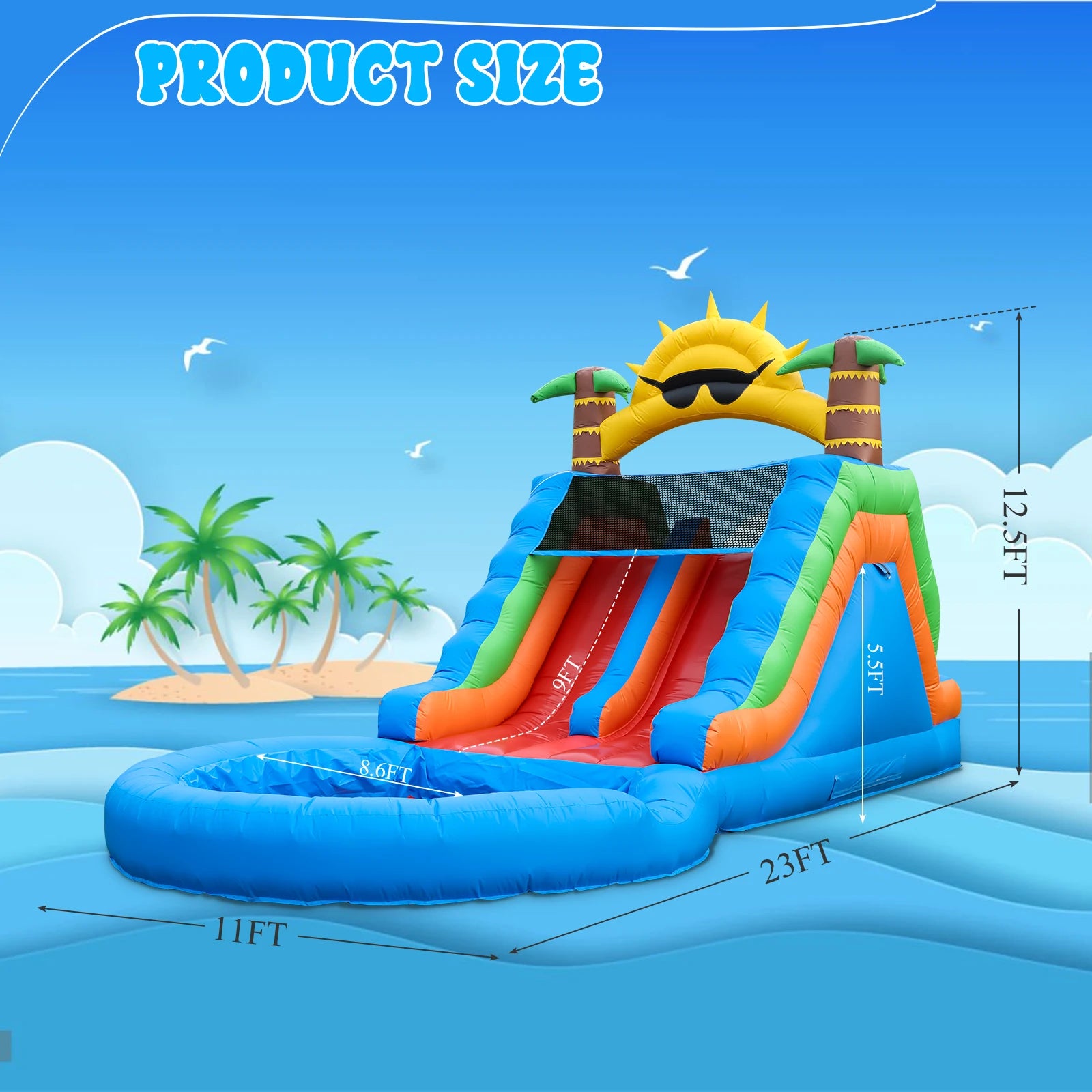 Inflatable Water Slide Bounce House Playground