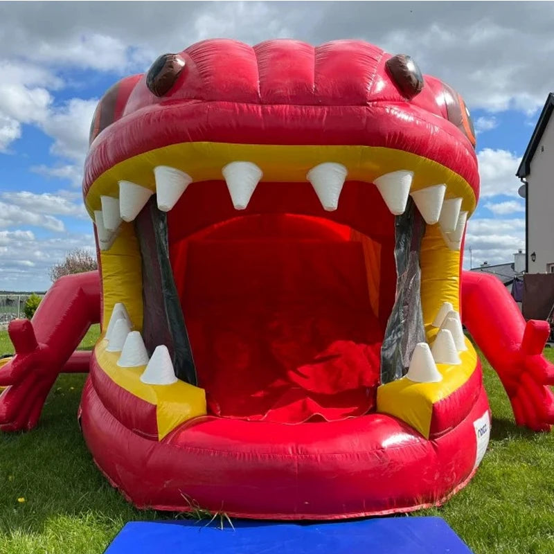 Dinosaur Inflatable Obstacle Course for Events