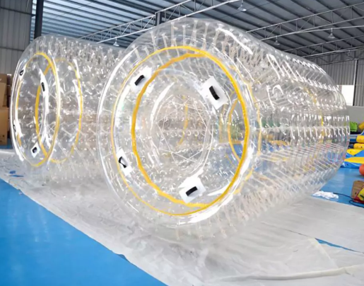 Inflatable Transparent Water Roller for Lakes & Pools