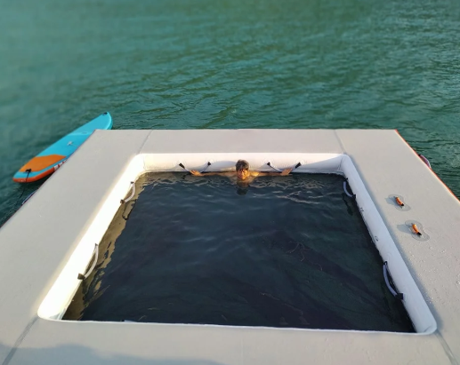 Inflatable Yacht Sea Pool for Commercial Use