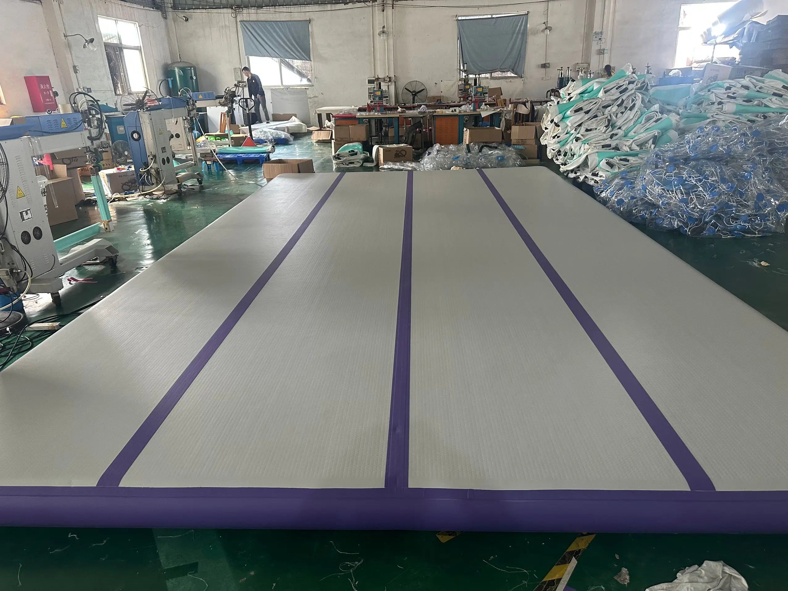 Inflatable Gymnastics Air Track Mat with Pump
