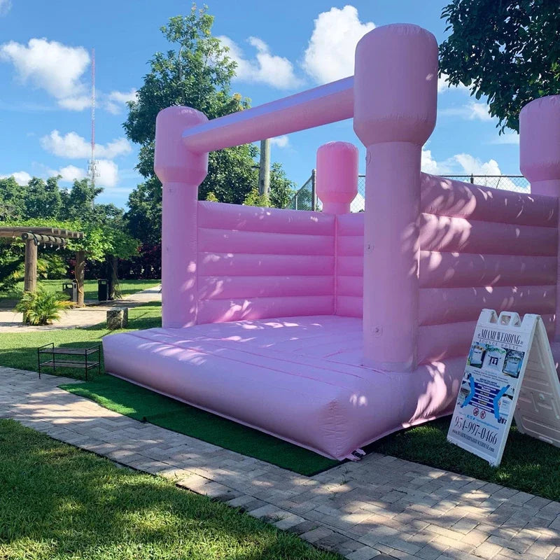 Pink Bounce House Inflatable Bouncy Castle