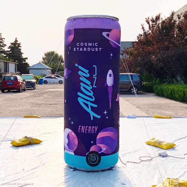 Inflatable Beverage Bottle Display for Promotions and Events