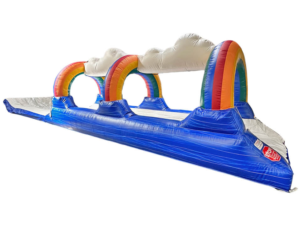 Inflatable Rainbow Slip-N-Slide for Summer