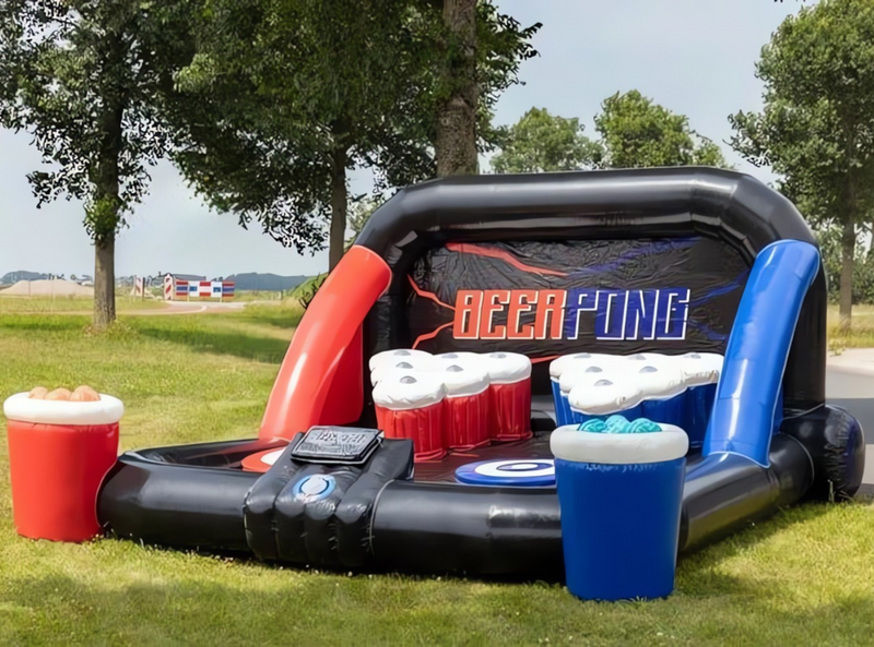 Inflatable Beer Pong Game with Spotlights
