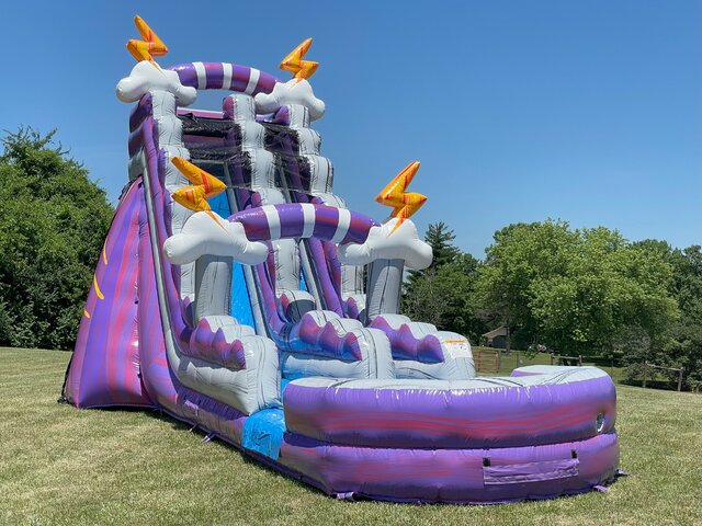 Thunder Mountain 19ft Inflatable Water Slide