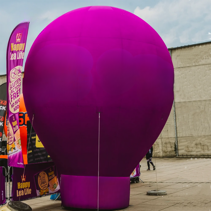 Aufblasbarer Heißluftballon für Außenwerbung