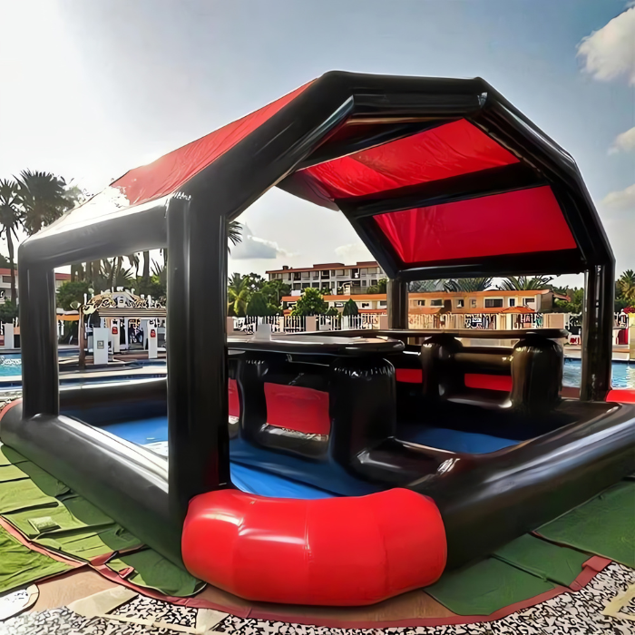 Commercial Grade PVC Inflatable Pool Bar for Adults