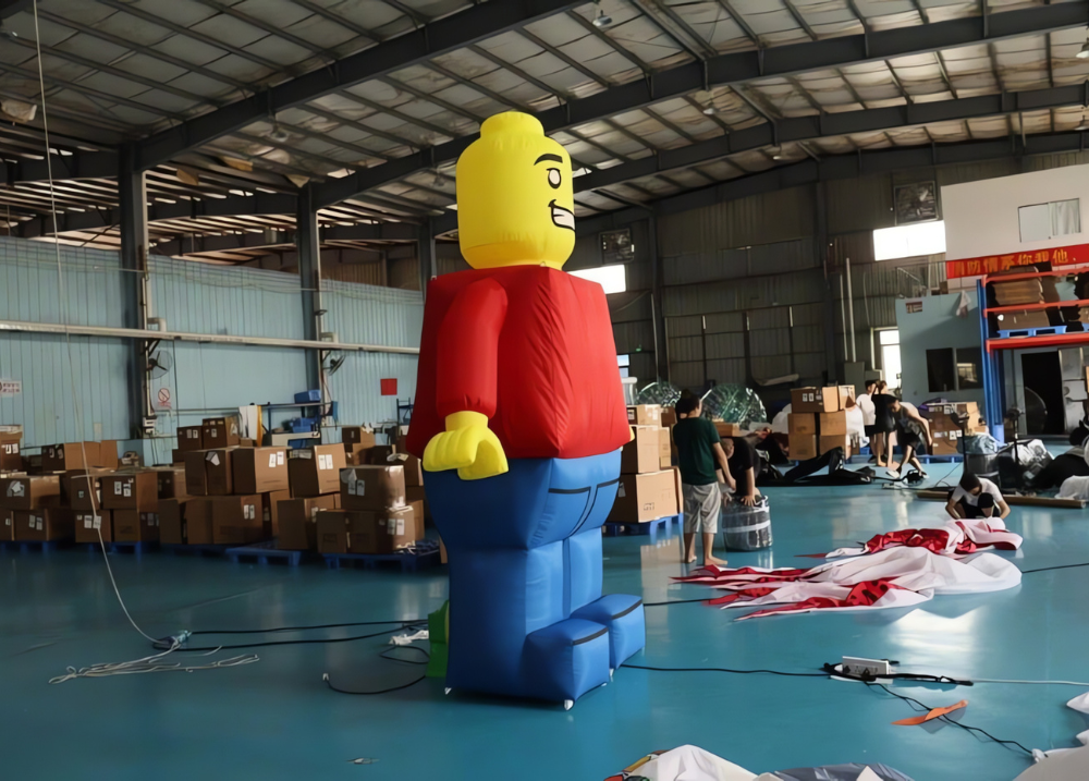 Inflatable Lego Man for Game Advertising