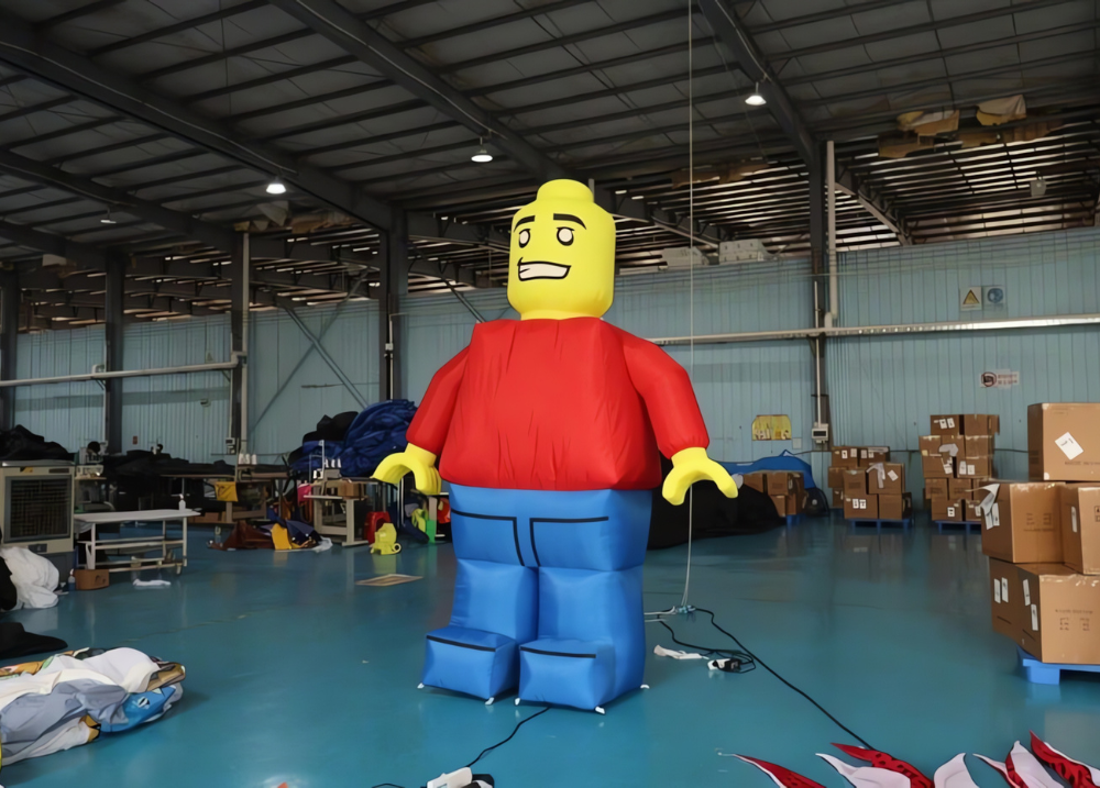 Inflatable Lego Man for Game Advertising
