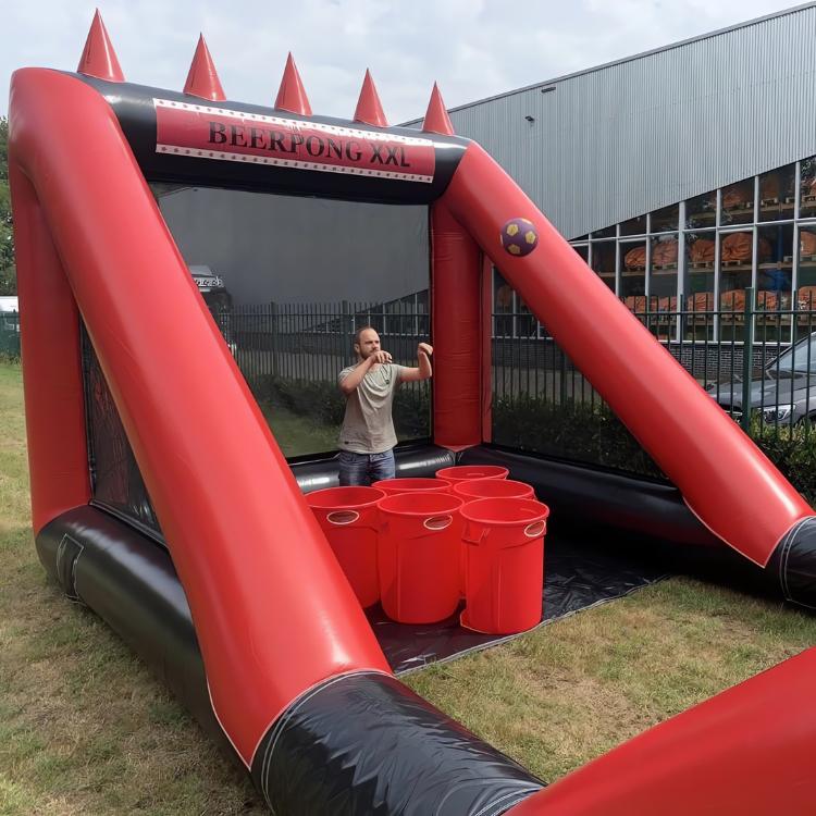 Inflatable Beer Pong Game with Custom Design