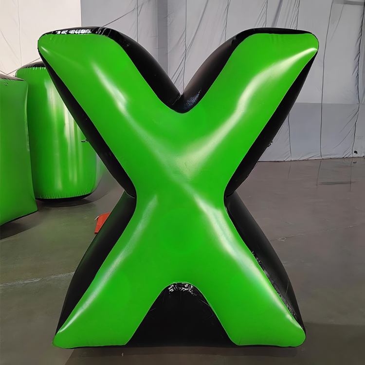 Jeu de bunker de paintball gonflable en plein air