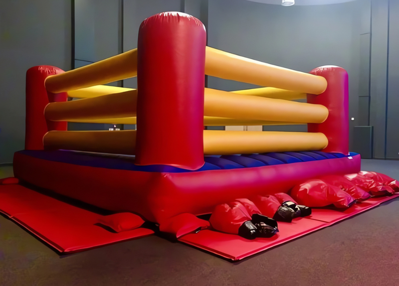 Giant Inflatable Boxing Gloves and Ring